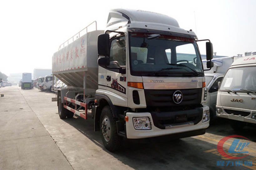德信福田饲料车侧面图