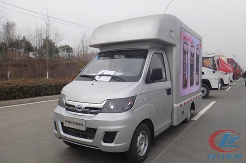 程力开瑞小型led广告宣传车高清图