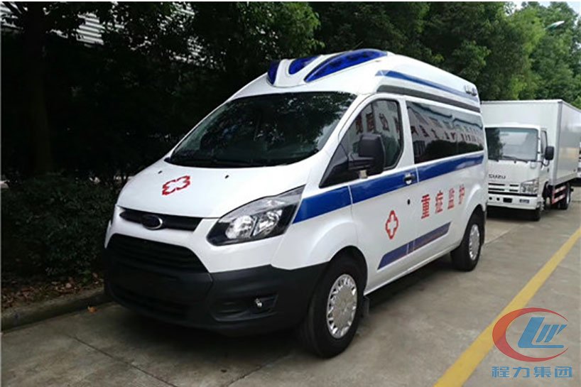 德信福特救护车福特新全顺救护车侧面图